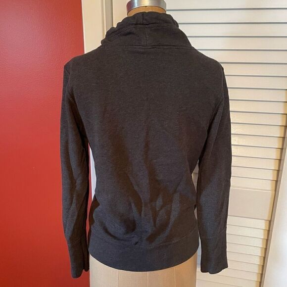 PUMA | dark gray cowl neck sweatshirt S - Picture 5 of 8